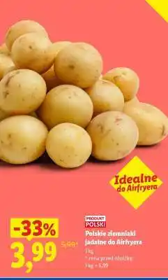 Lidl Polskie ziemniaki jadalne do Airfryera oferta