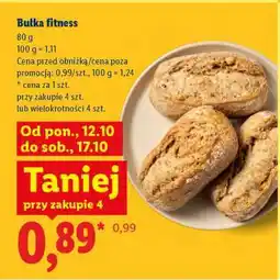 Lidl Bułka fitness oferta
