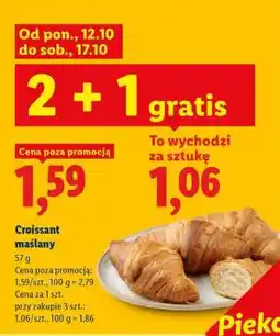 Lidl Croissant maślany oferta