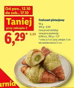 Lidl Croissant pistacjowy oferta