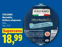 Lidl ITALIAMO Mortadela, kiełbasa wieprzowa oferta