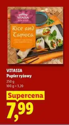 Lidl VITASIA Papier ryżowy oferta