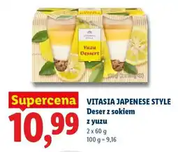 Lidl VITASIA JAPANESE STYLE Deser z sokiem z yuzu oferta