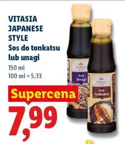 Lidl VITASIA JAPANESE STYLE Sos do tonkatsu lub unagi oferta