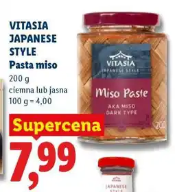 Lidl VITASIA JAPANESE STYLE Pasta miso oferta
