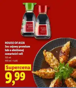 Lidl HOUSE OF ASIA Sos sojowy premium lub o obniżonej zawartości soli oferta