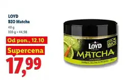 Lidl LOYD BIO matcha oferta