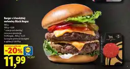 Lidl Burger z irlandzkiej wołowiny Black Angus oferta