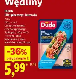 Lidl DUDA Filet pieczony z kurczaka oferta