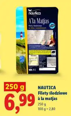 Lidl Nautica Filety śledziowe à la matjas oferta