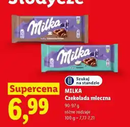 Lidl MILKA Czekolada mleczna oferta