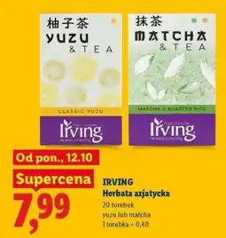 Lidl IRVING Herbata azjatycka oferta
