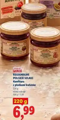 Lidl REGIONALNE POLSKIE SZLAKI Konfitura z płatkami kwiatów oferta
