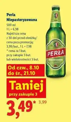 Lidl Perła Niepasteryzowana oferta