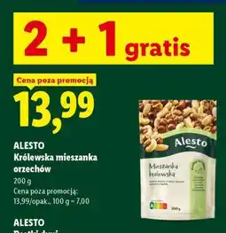 Lidl ALESTO Królewska mieszanka orzechów oferta
