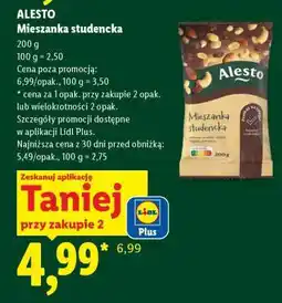 Lidl ALESTO Mieszanka studencka oferta