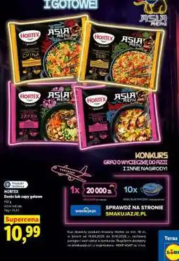 Lidl HORTEX Danie lub zupy gotowe oferta