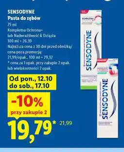 Lidl SENSODYNE Pasta do zębów oferta