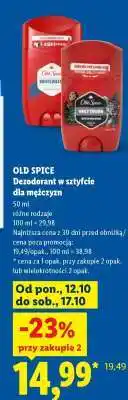 Lidl OLD SPICE Dezodorant w sztyfcie dla mężczyzn oferta