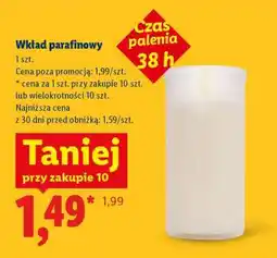 Lidl Wkład parafinowy oferta