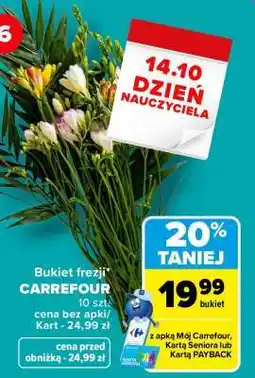 Carrefour Bukiet frezji CARREFOUR oferta