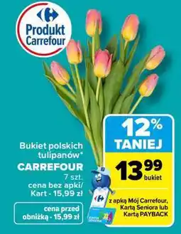 Carrefour Bukiet polskich tulipanów CARREFOUR oferta