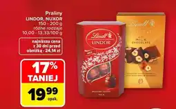 Carrefour Praliny LINDOR, NUXOR oferta