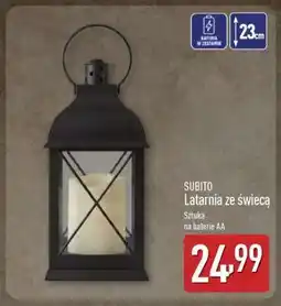 ALDI SUBITO Latarnia ze świecą oferta