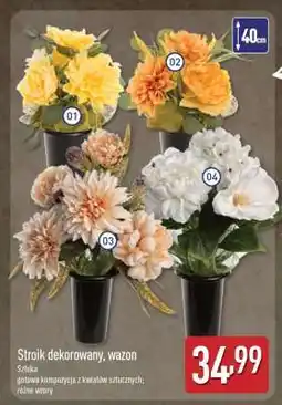ALDI Stroik dekorowany, wazon oferta