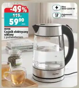 Biedronka Czajnik elektryczny szklany oferta