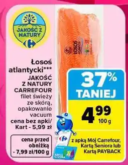 Carrefour Łosoś atlantycki oferta