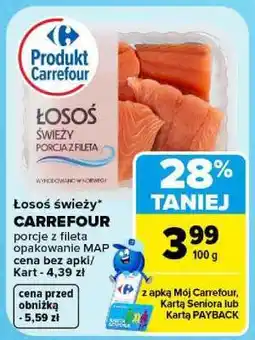 Carrefour Łosoś świeży oferta