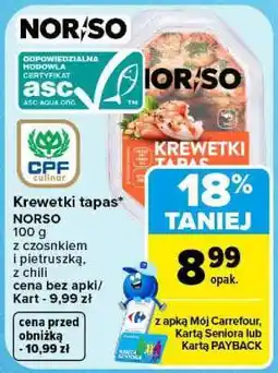 Carrefour Krewetki tapas oferta