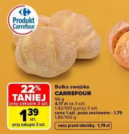 Carrefour Bułka swojska oferta