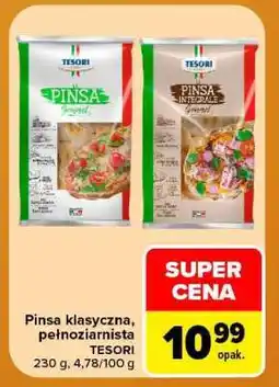 Carrefour Pinsa klasyczna, pełnoziarnista oferta
