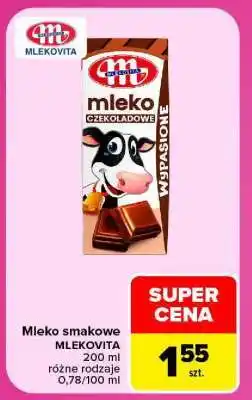 Carrefour Mleko smakowe MLEKOVITA oferta