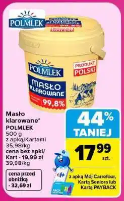 Carrefour Masło klarowane Polmlek oferta