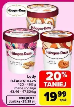 Carrefour Lody HÄAGEN-DAZS oferta