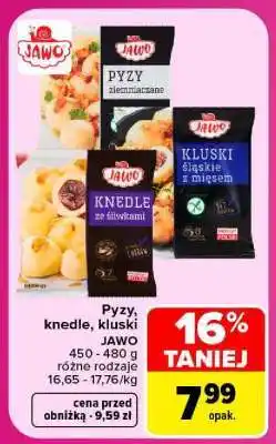 Carrefour Pyzy, knedle, kluski JAWO oferta