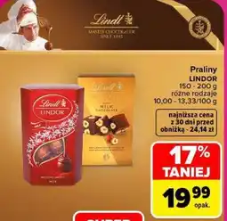 Carrefour Praliny Lindor oferta