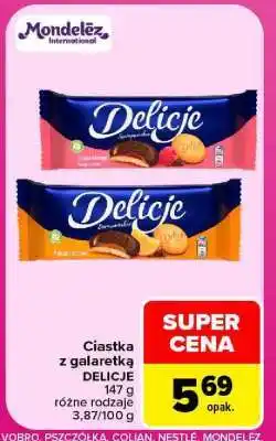 Carrefour Ciastka z galaretką DELICJE oferta