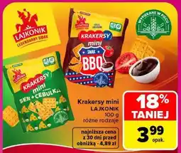 Carrefour Krakersy mini Lajkonik oferta
