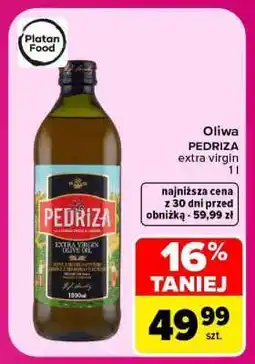Carrefour Oliwa PEDRIZA extra virgin oferta