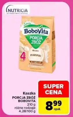 Carrefour Kaszka Porcja Zbóż BoboVita oferta