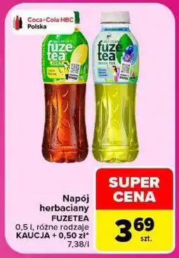 Carrefour Napój herbaciany Fuzetea oferta