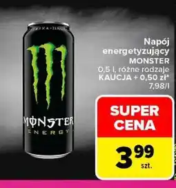 Carrefour Napój energetyzujący Monster oferta