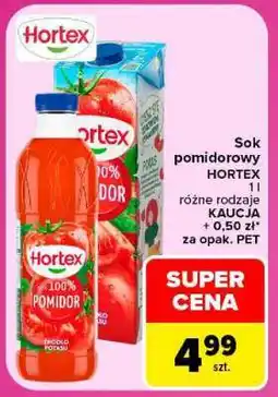 Carrefour Sok pomidorowy Hortex oferta