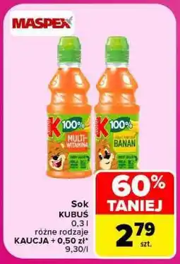 Carrefour Sok KUBUŚ oferta