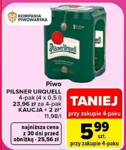 Carrefour Pilsner Urquell oferta