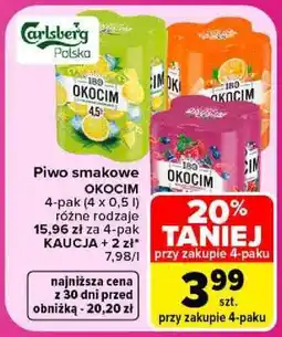 Carrefour Piwo smakowe OKOCIM oferta